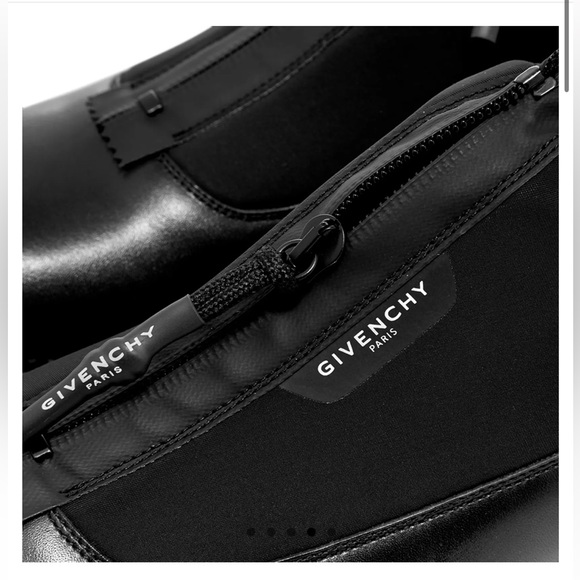 Givenchy Zip Combat Shoe, Black, Size 39 - Picture 2 of 10